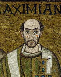 Das Gesicht von Massimiano (Mosaik)